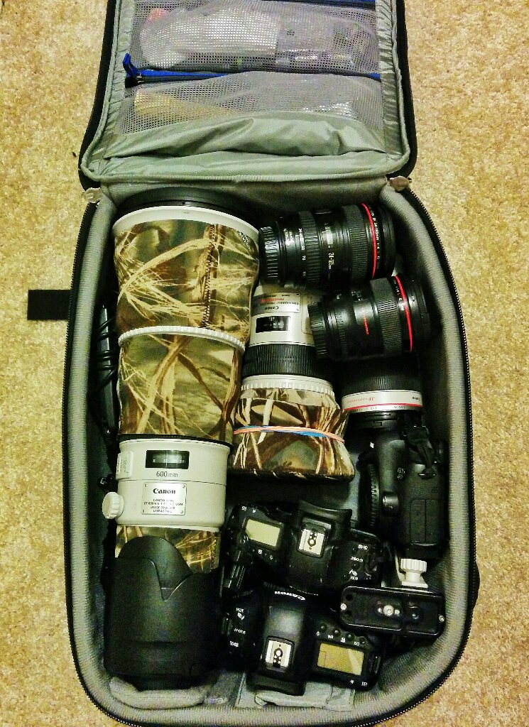 And the amazing thing is that all of this and more fits into my Think Tank Airport Accelerator bag.
