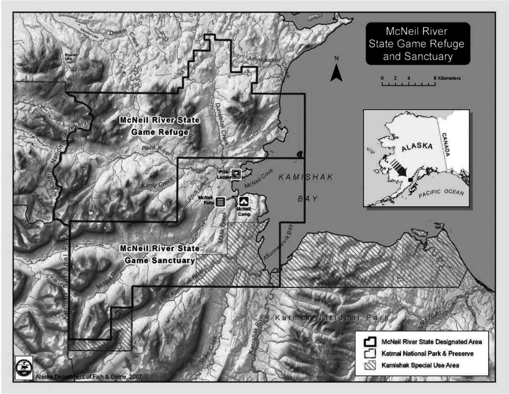 Location of McNeil River